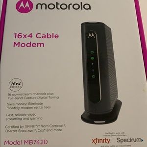 Virtually new cable modem!